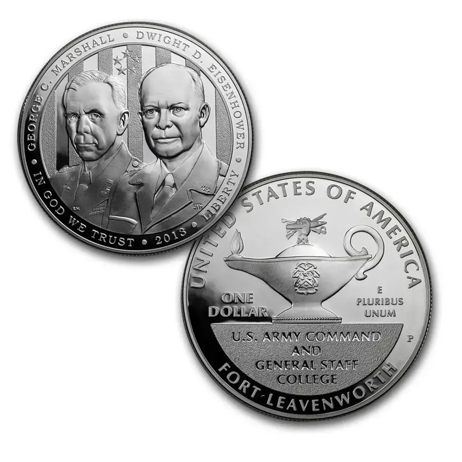 2013 3-Coin 5-Star Generals Commemorative Proof Set - Image 3