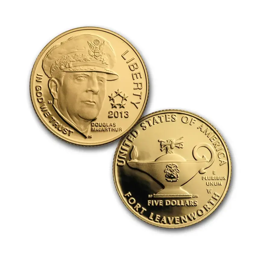 2013 3-Coin 5-Star Generals Commemorative Proof Set - Image 4