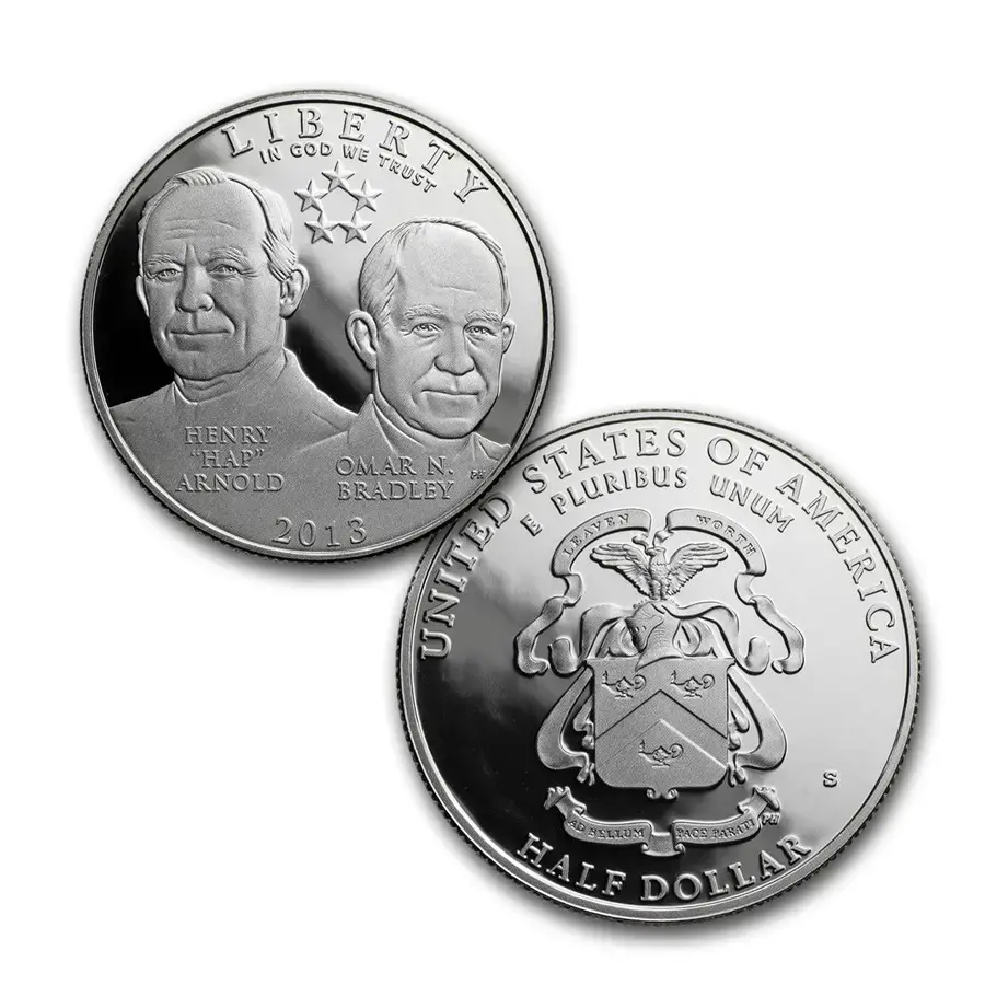 2013 3-Coin 5-Star Generals Commemorative Proof Set - Image 2
