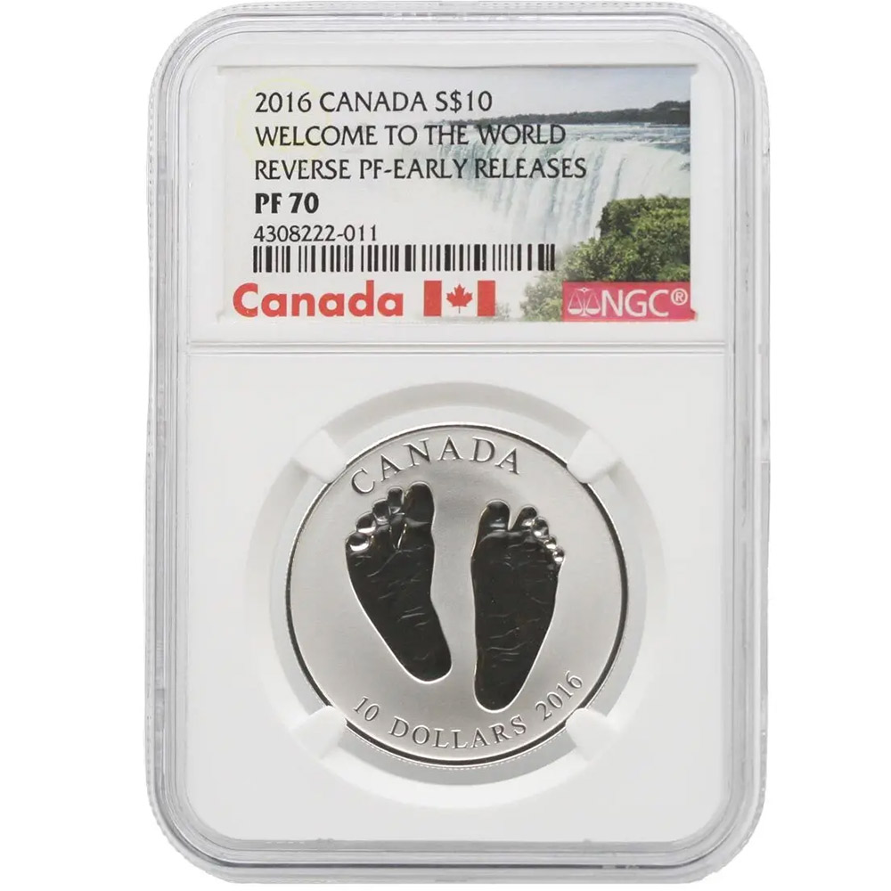 2016 Canada 1/2 oz Silver $10 Dollar Welcome Baby