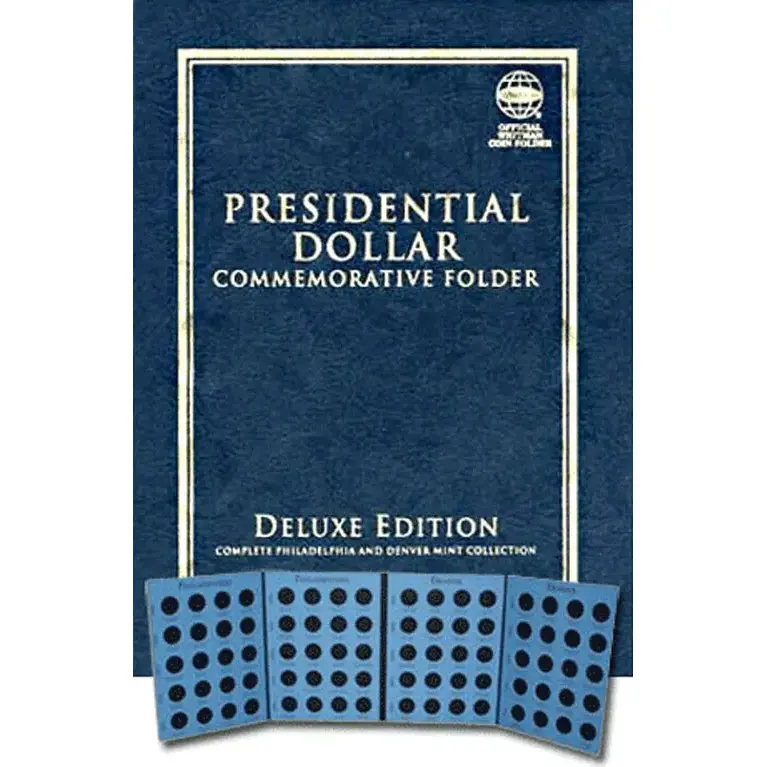 Whitman Deluxe Edition: Presidential Dollar Commemorative Folder P & D