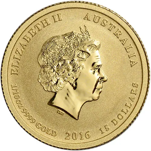 2016 Australian 1/10 oz Victory In The Pacific $15 Gold Coin (BU