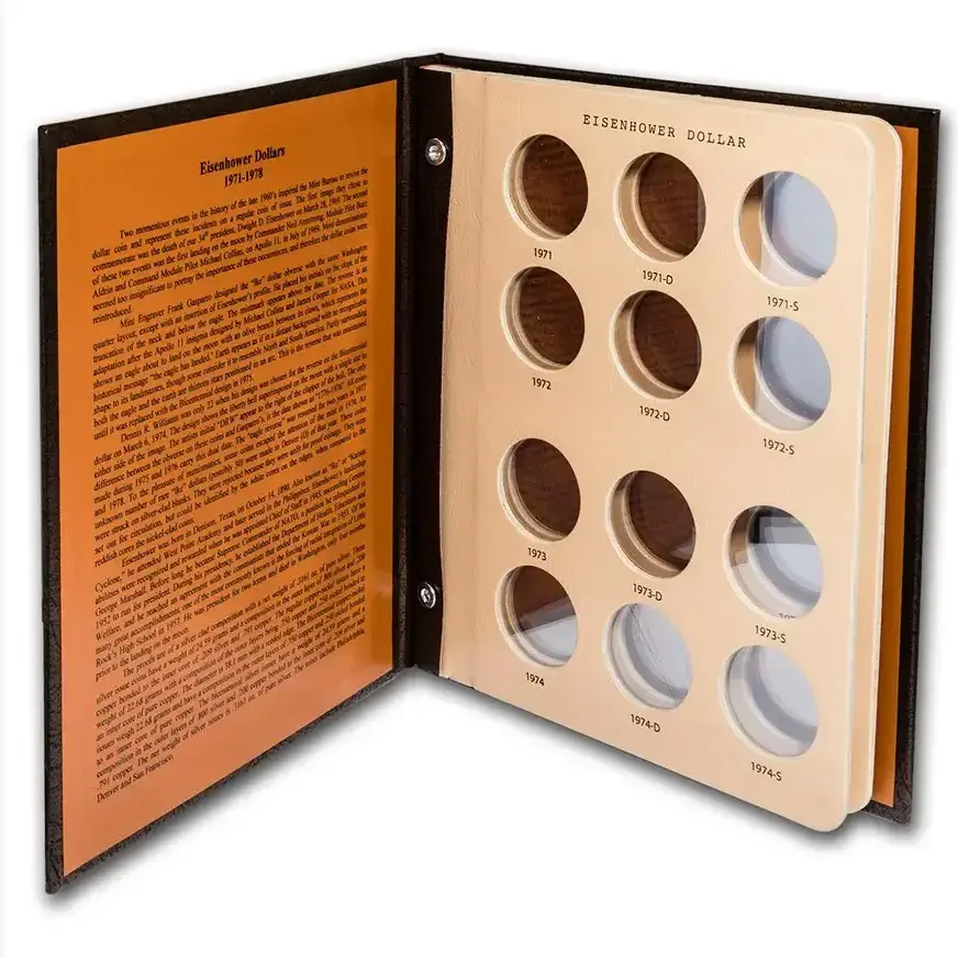 Dansco Eisenhower Dollars 1971-1978 & Proof - Image 2