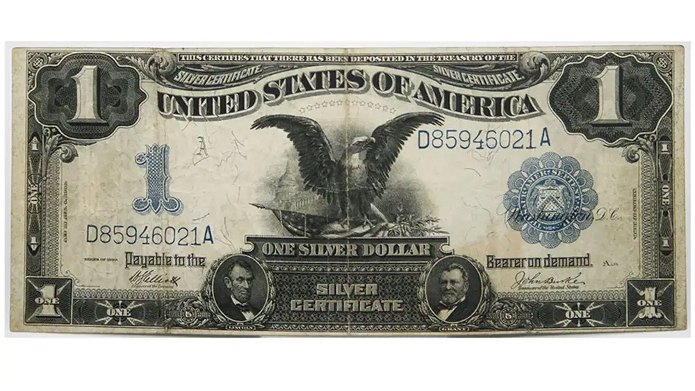 1899 $1 Black Eagle Silver Certificate Fr#234 Mule