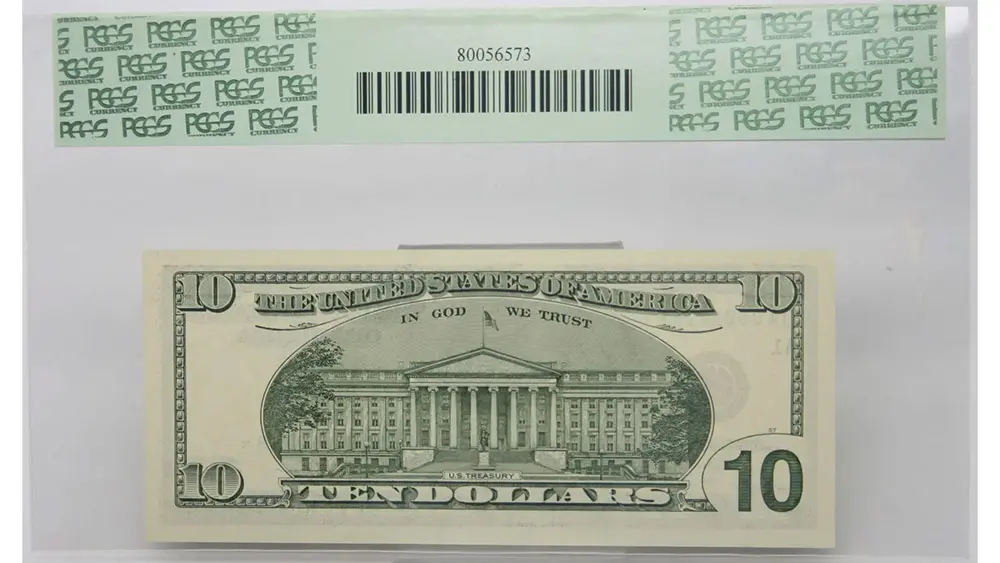 2003 $10 Fort Worth Note PCGS Gem New 67 PPQ - Image 2