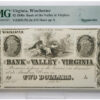 1840's $2 Virginia Winchester