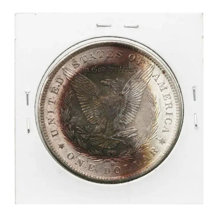 1884-O $1 Morgan Silver Dollar- Toned End of Original Roll - Image 2