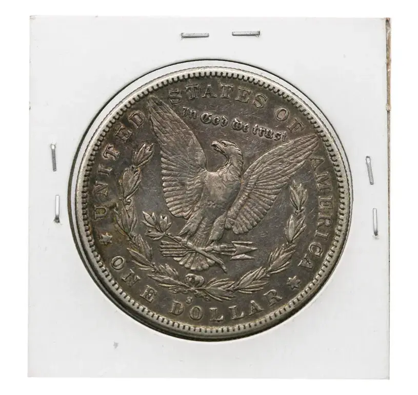 1884-S $1 Morgan Silver Dollar- Toned - Image 2
