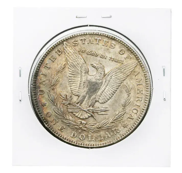 1888-S $1 Morgan Silver Dollar- Toned - Image 2