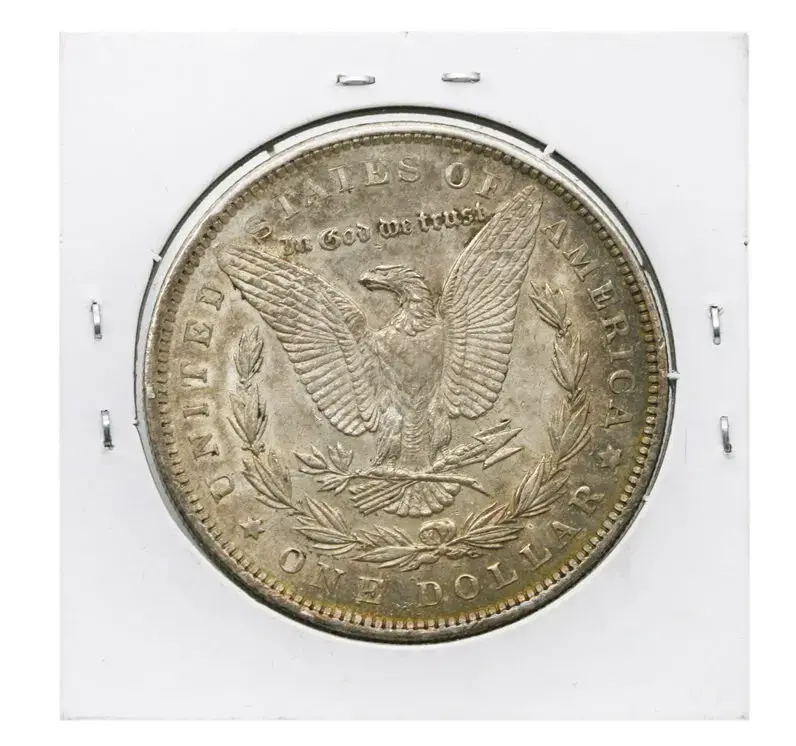 1890 $1 Morgan Silver Dollar- Toned - Image 2
