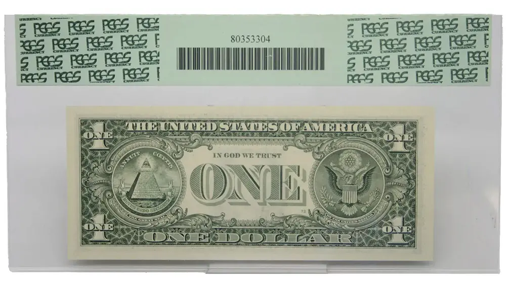 2006 $1 FW FR#1933-F* Low Serial # PCGS Gem New 65 PPQ Boca Raton Run - Image 2