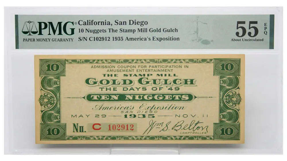 The Stamp Mill Gold Gulch 10 Nuggets California, San Diego