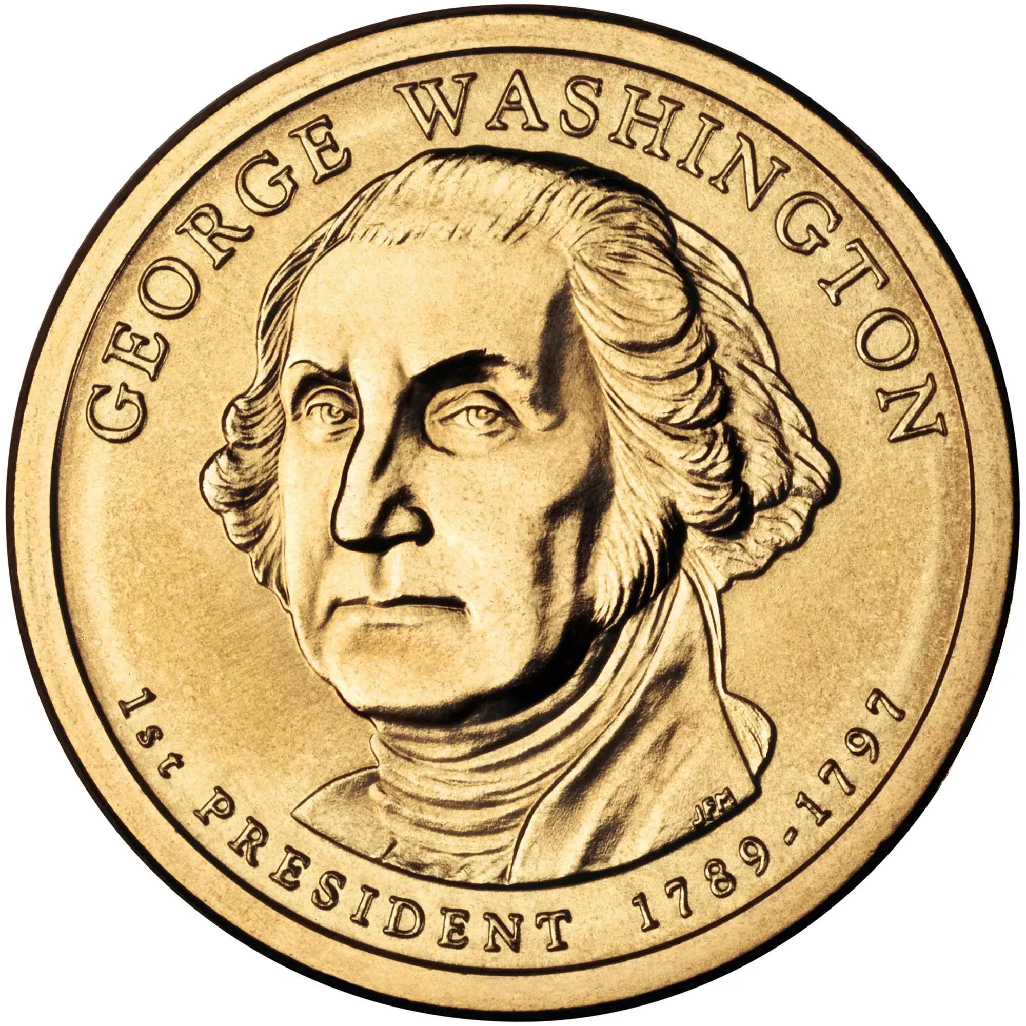 2007- P  George Washington Presidential $1 Coin- UNC