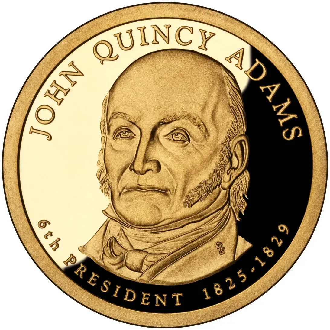 2008- S John Quincy Adams Presidential $1 Coin- PF