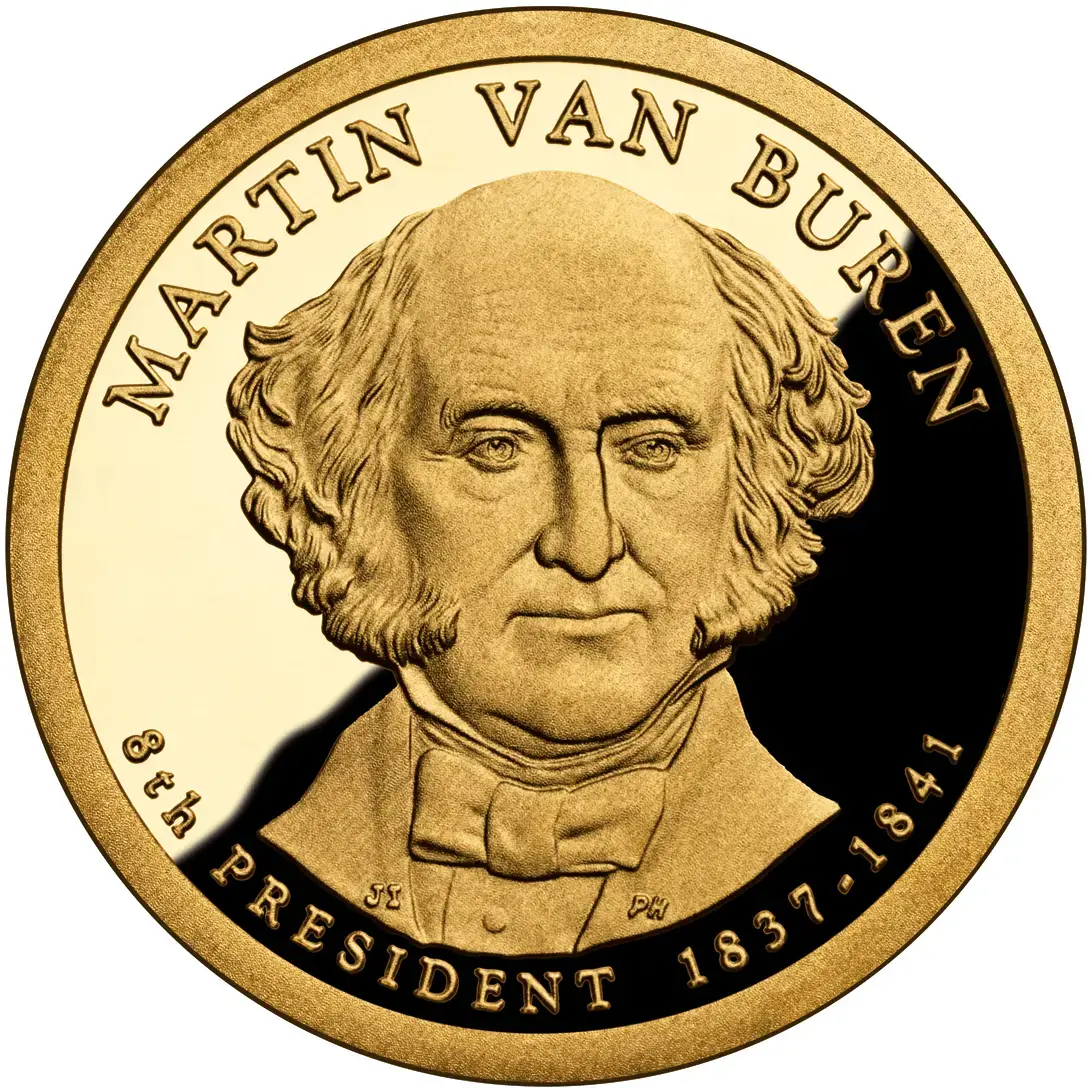 2008- S  Martin Van Buren Presidential $1 Coin- PF