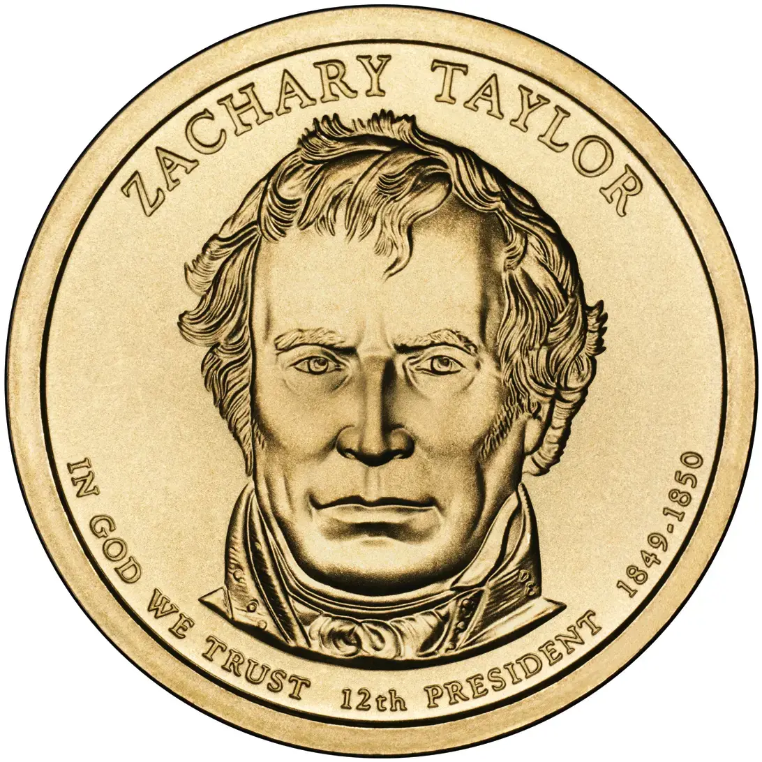 2009- D  Zachary Taylor Presidential $1 Coin- UNC