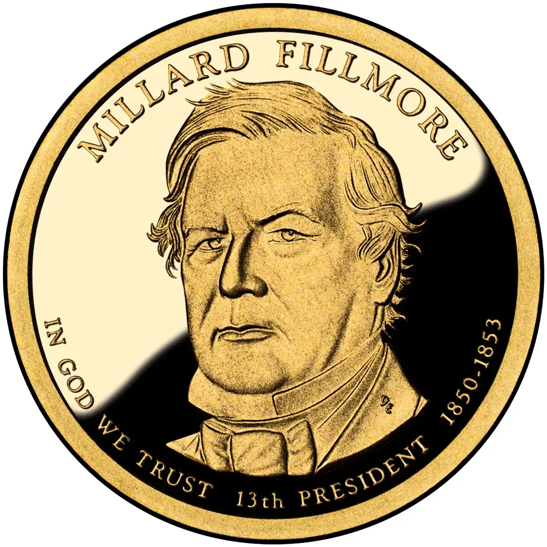 2010- S  Millard Fillmore Presidential $1 Coin- PF