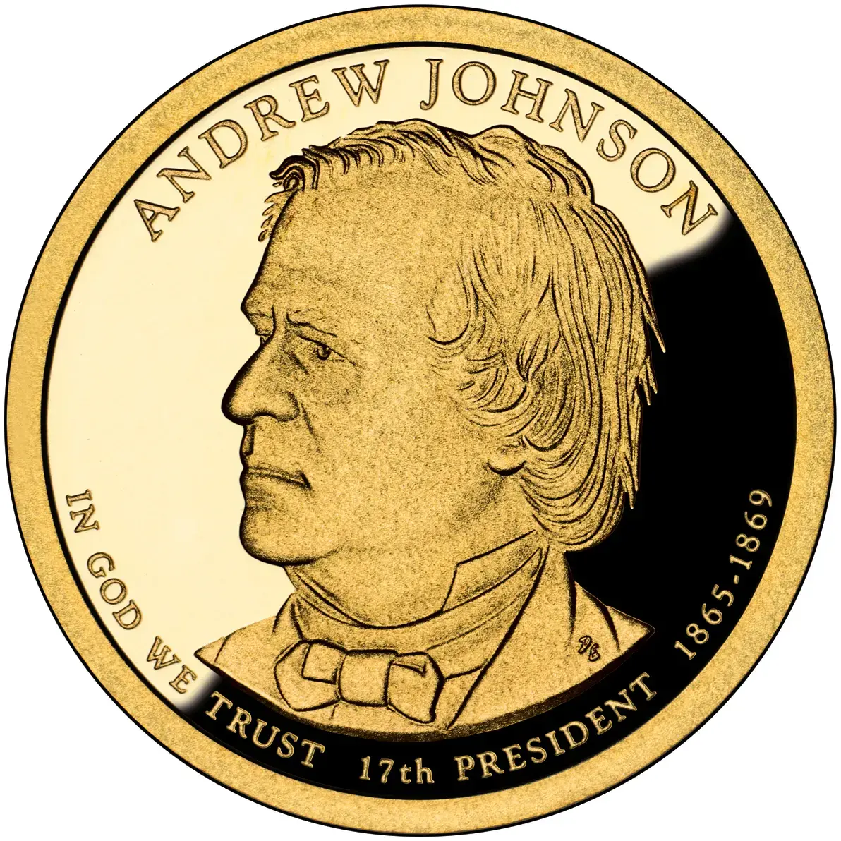 2011- S  Andrew Johnson Presidential $1 Coin- PF