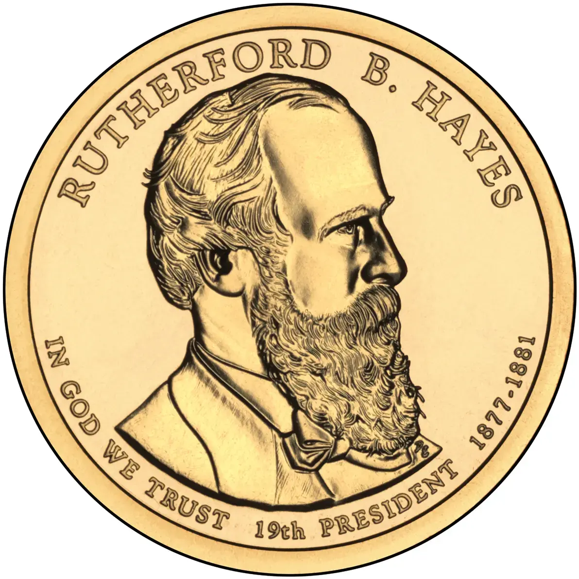 2011- P  Rutherford B. Hayes Presidential $1 Coin- UNC