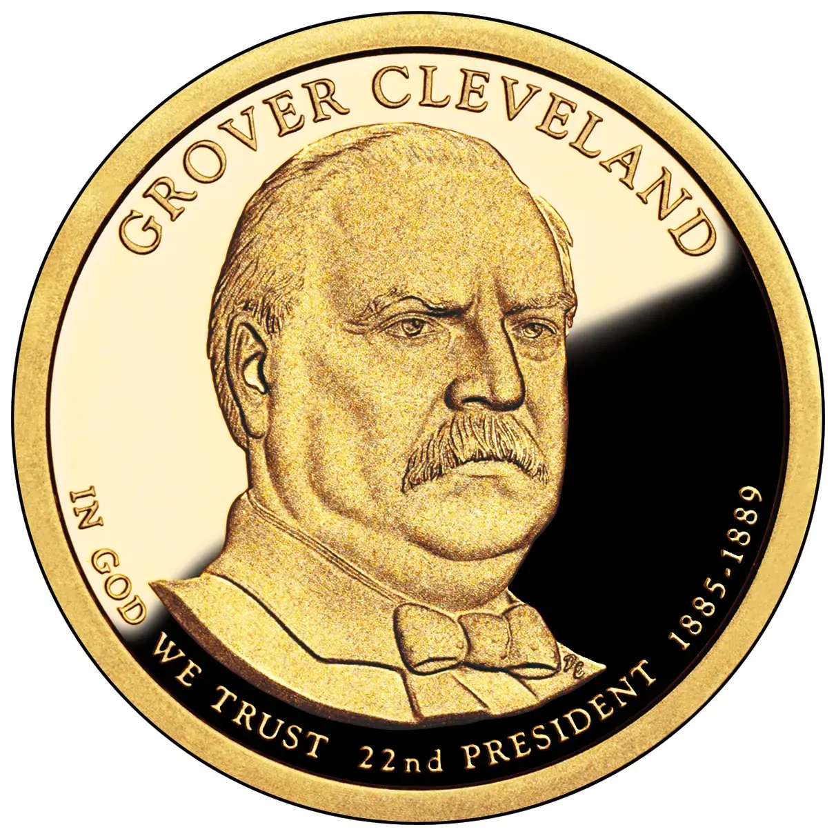 2012- S  Grover Cleveland Presidential $1 Coin 1st Term- PF