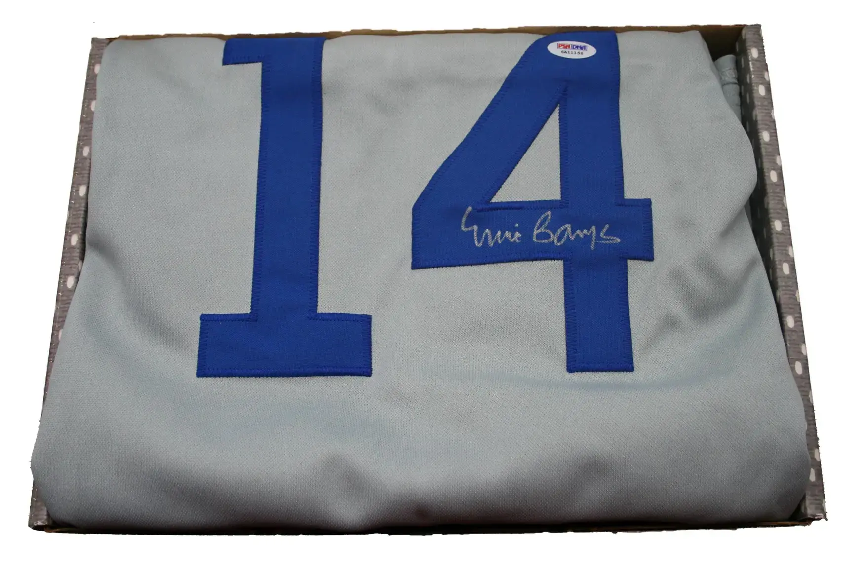Ernie Banks Signed Jersey HOF PSA/DNA Certified