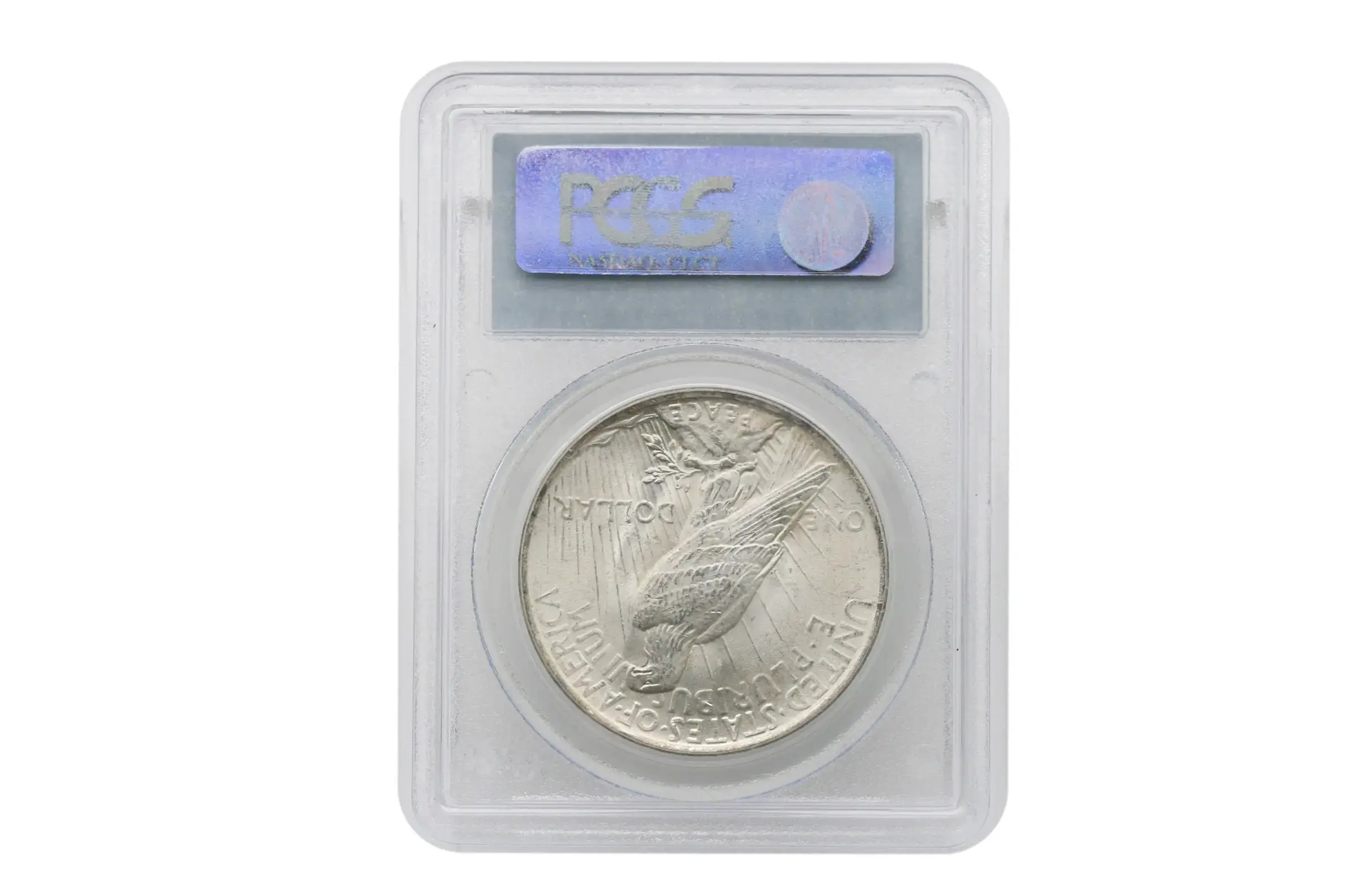 1923 $1 Peace Dollar VAM 1V Extra Hair PCGS MS63 - Image 2