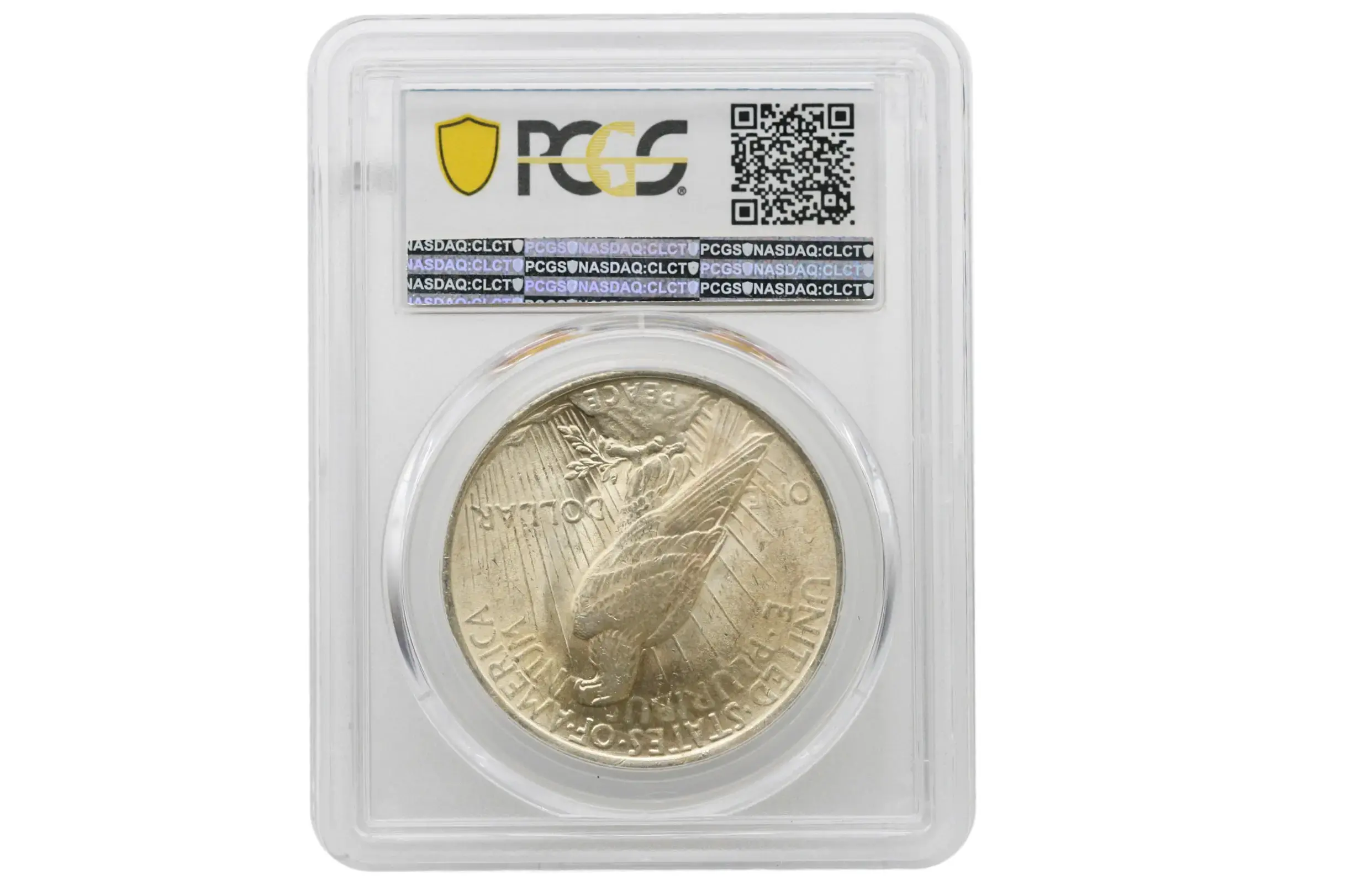 1922 $1 Peace Dollar VAM 2F Hair Pin PCGS MS62 - Image 2