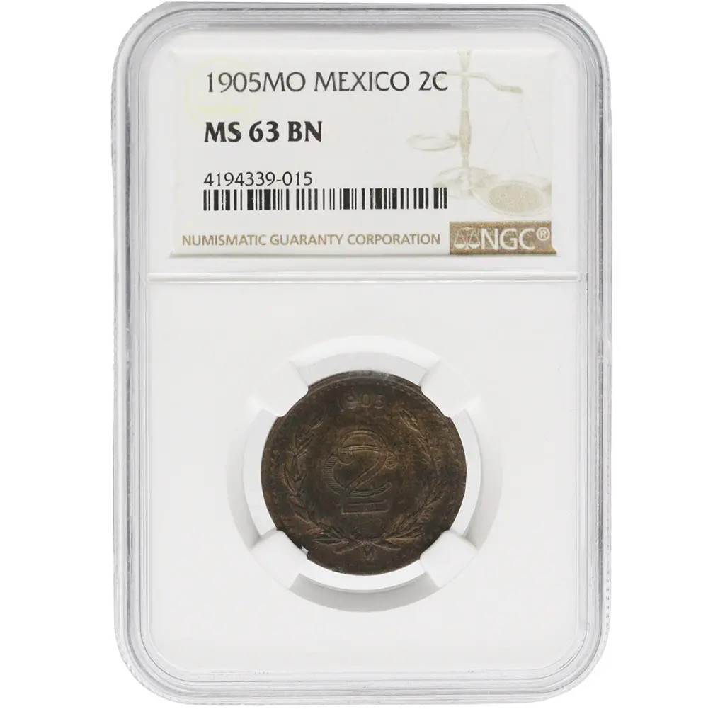 1905-MO Mexico 2 Centavo