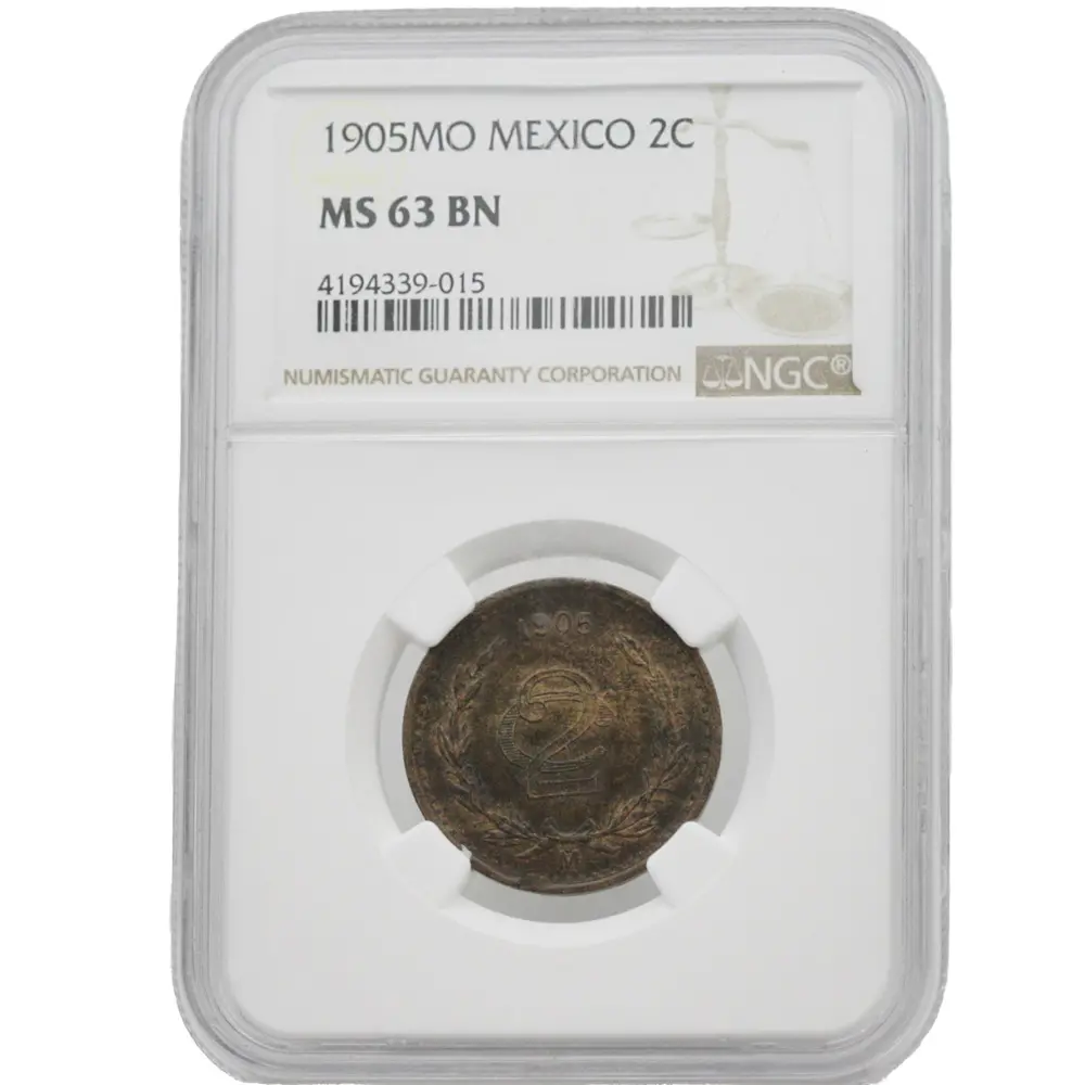 1905-MO Mexico 2 Centavo
