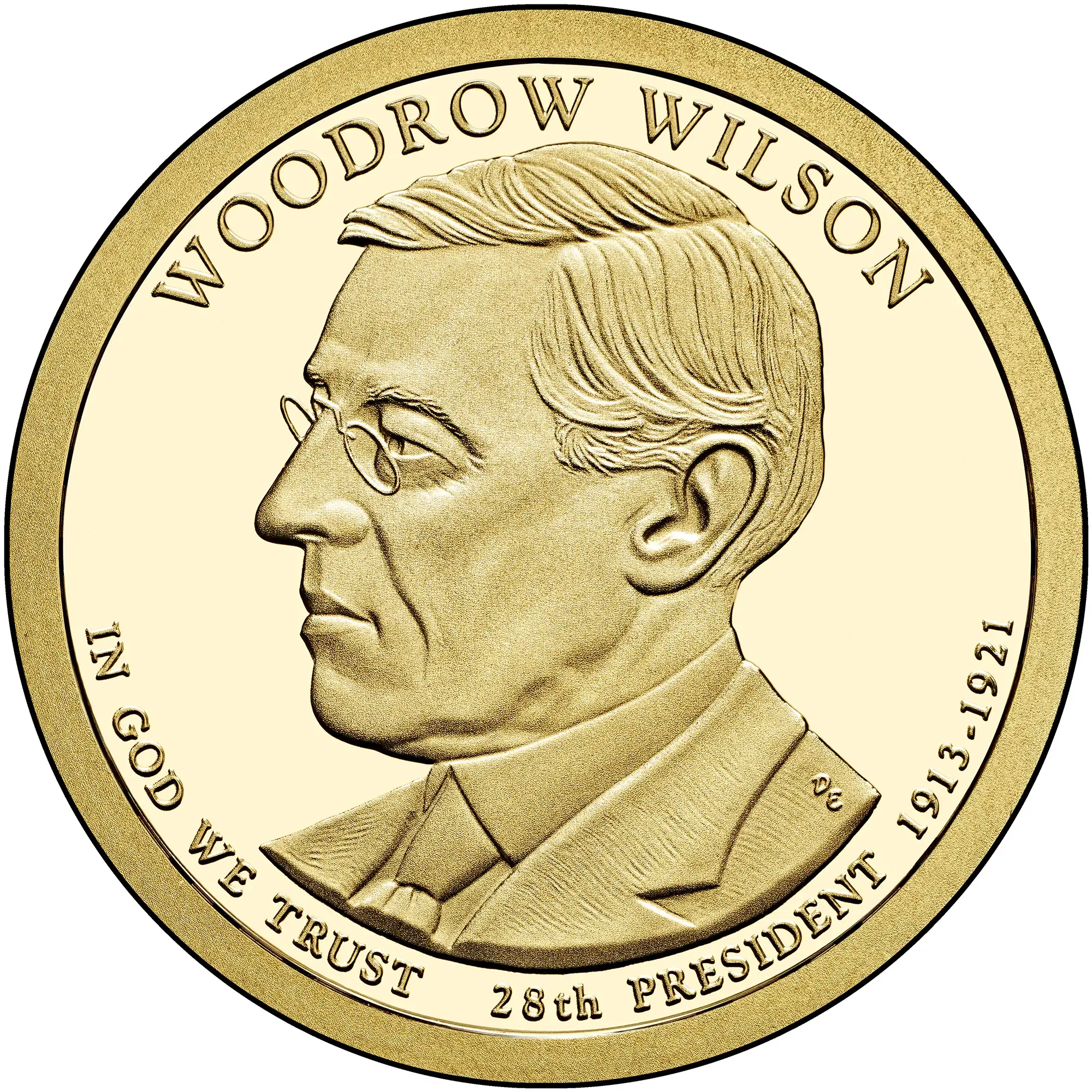 2013- S  Woodrow Wilson Presidential S $1 Coin- PF