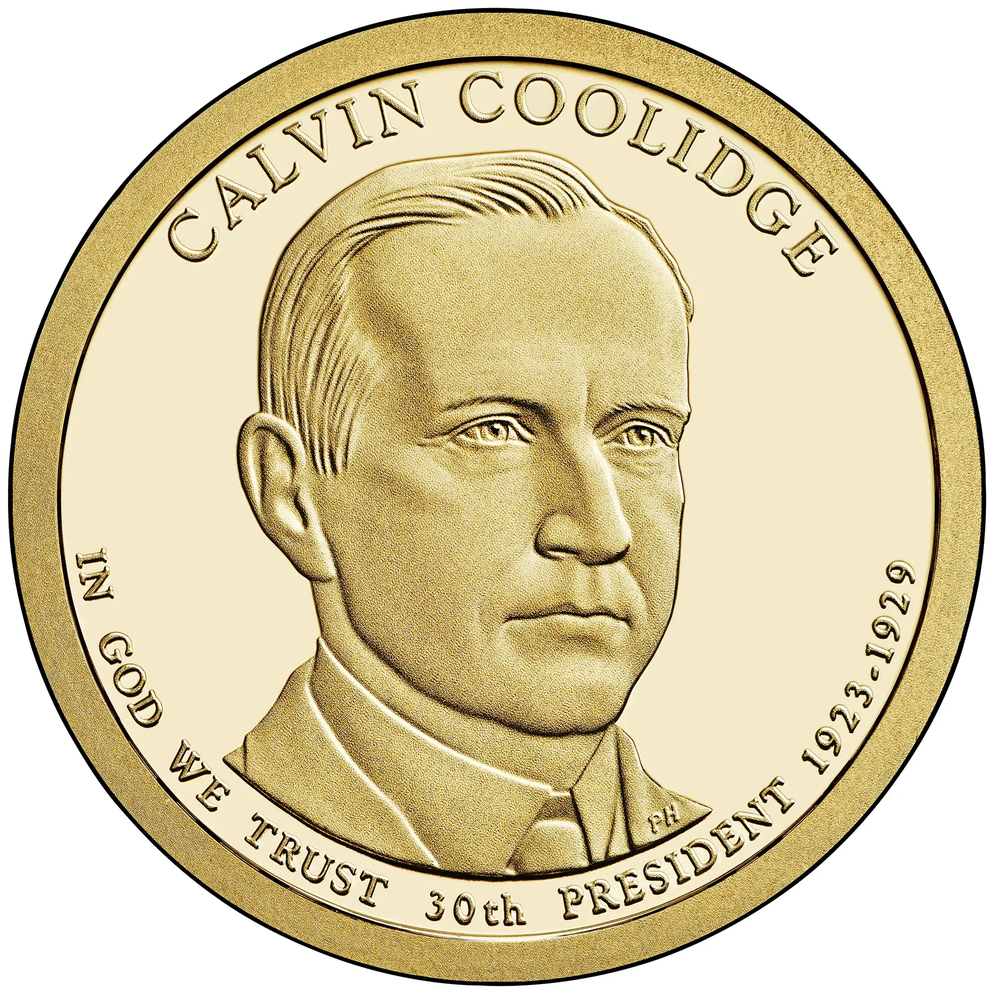2014- S  Calvin Coolidge Presidential $1 Coin- PF