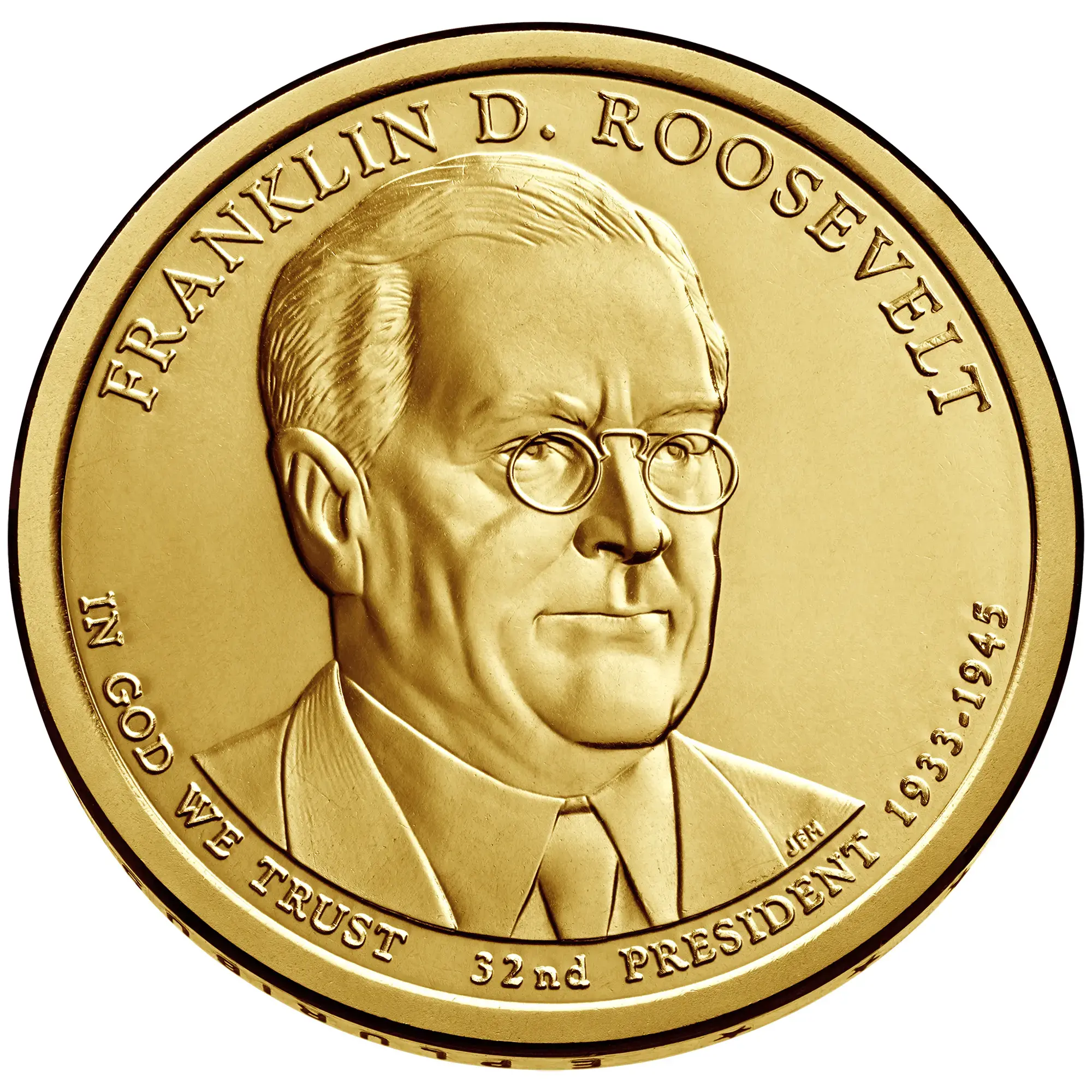 2014- P  Franklin D. Roosevelt Presidential $1 Coin- UNC