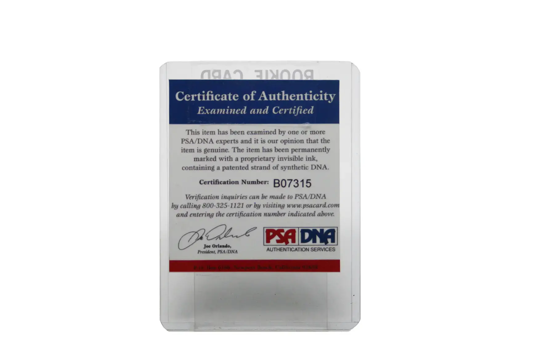 Kobe Bryant LA Lakers Signed Galaxy Photo PSA Authenticated - Image 3