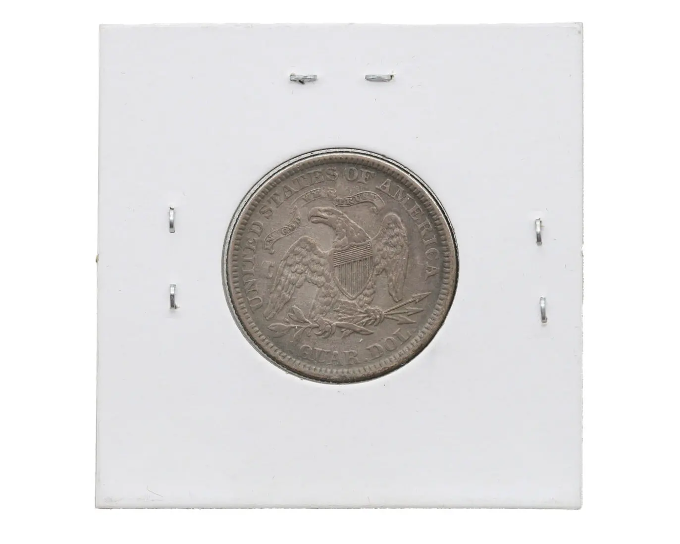 1873 25C Seated Liberty Seated Quarter XF - Image 2