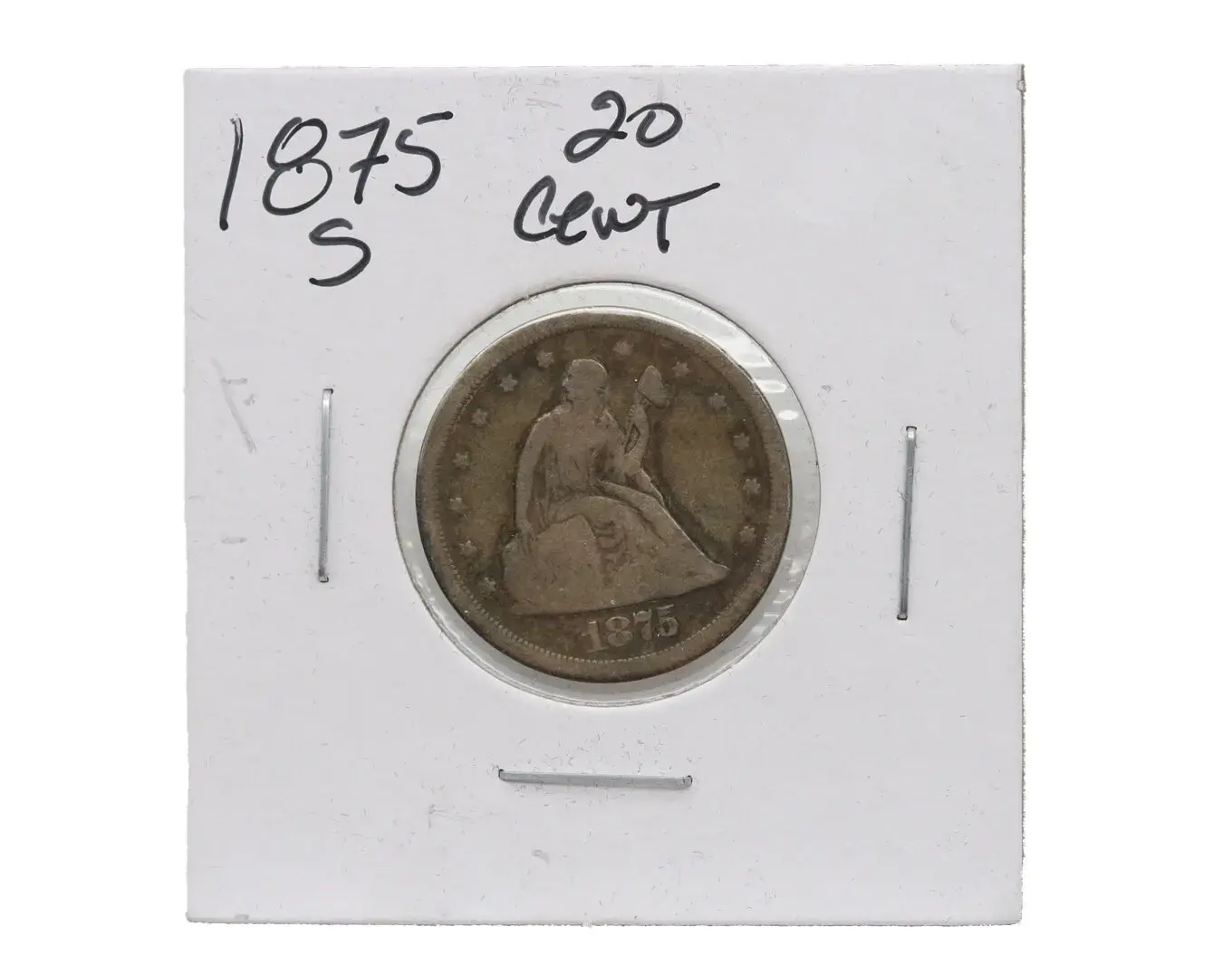 1875-S Liberty Seated Twenty Cent