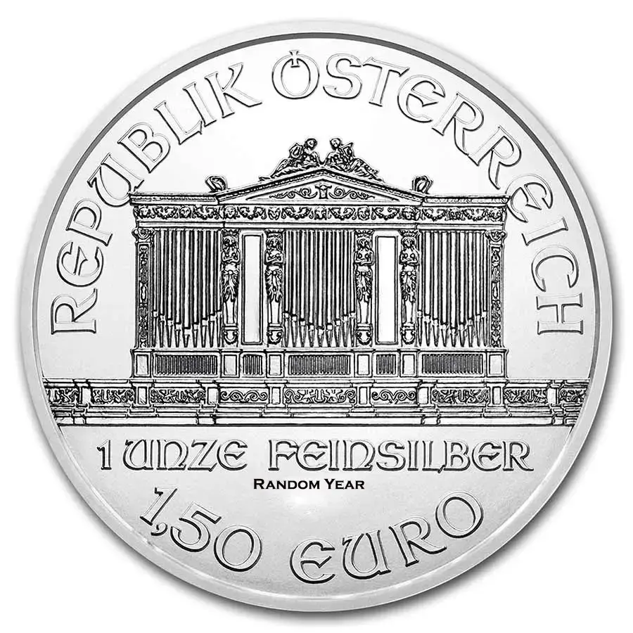 Austria 1 oz Silver Philharmonic (Random Year) BU - Image 2