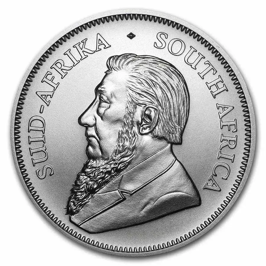 South Africa 1 oz Silver Krugerrand (Random Year) BU - Image 2