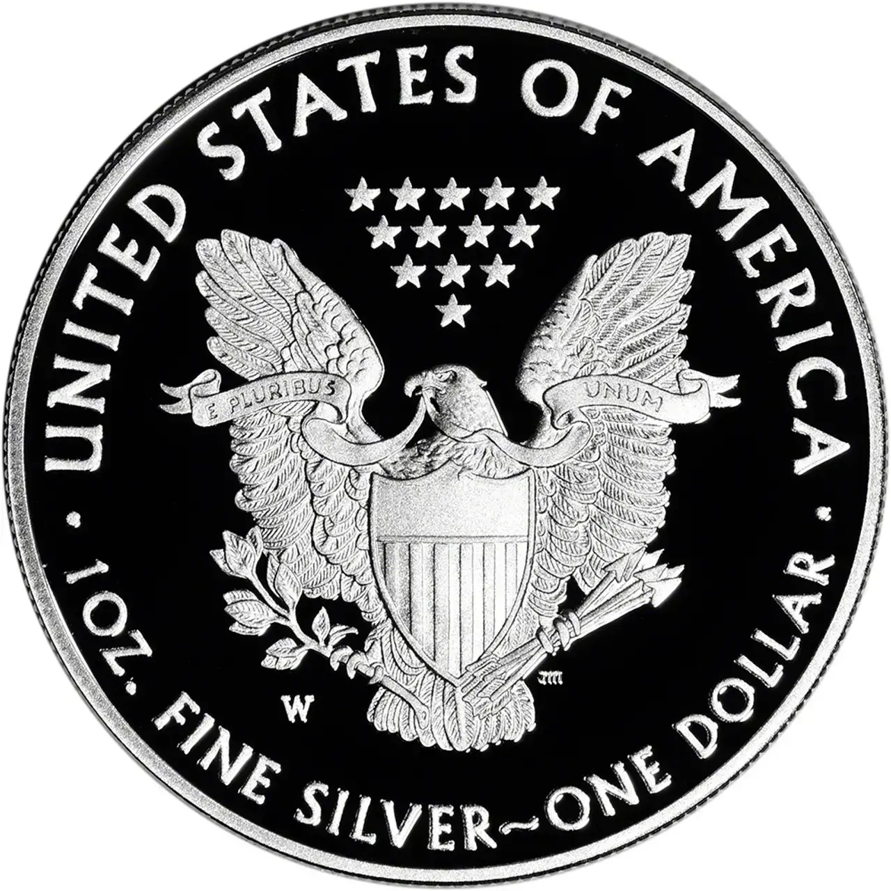 2020-W $1 American Silver Eagle Proof (V75 Privy) (w/Box & COA) - Image 3