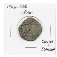 1516-1568 Mexico 1 Real Cob Coin