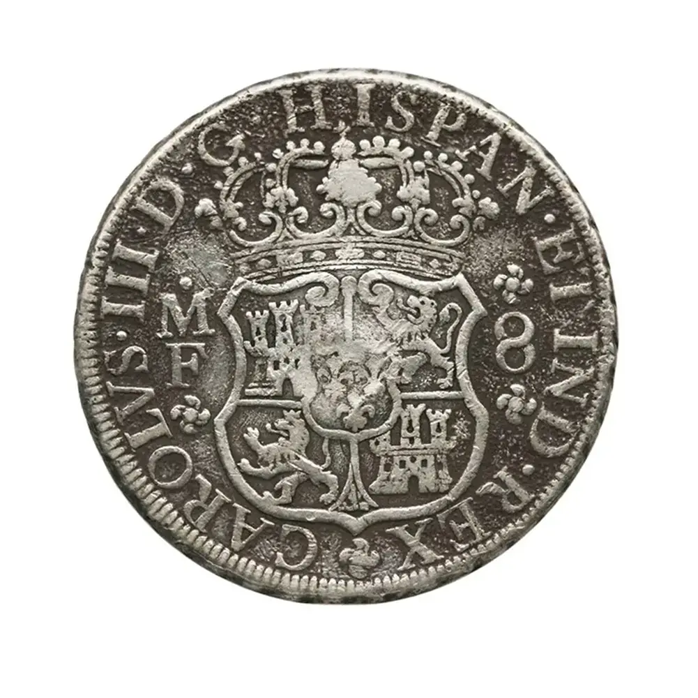 1770-MO|MF Mexico 8 Reales Chopmarked - Image 2
