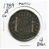1789-MO|FM Spanish 4 Reales Colonial - Milled Coinage
