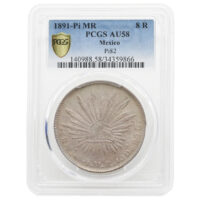 1891-Pi|MR Mexico 8 Reales