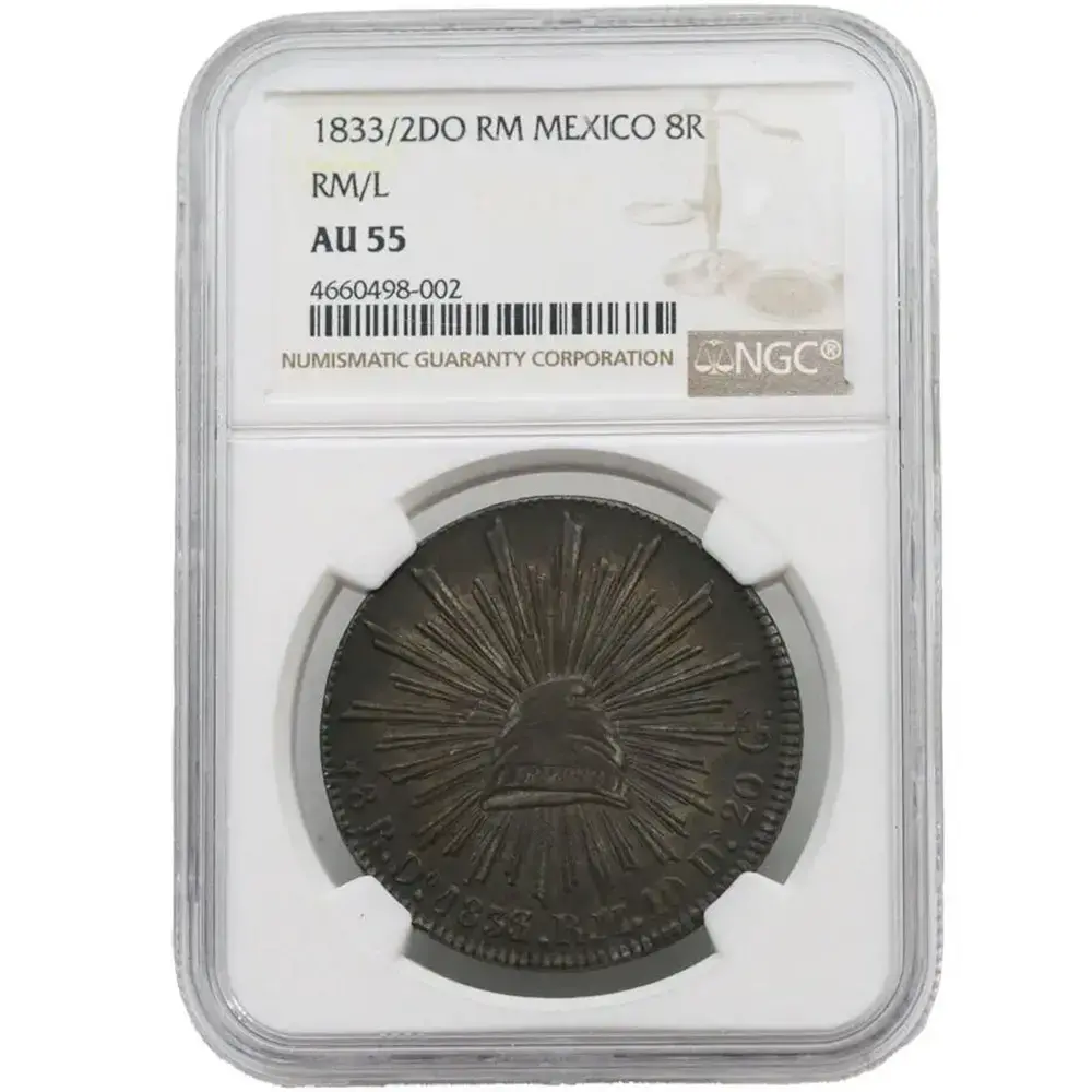 1833/2-DO|RM Mexico 8 Reales