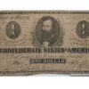 1862 $1 CS-62 Richmond Confederate States Of America