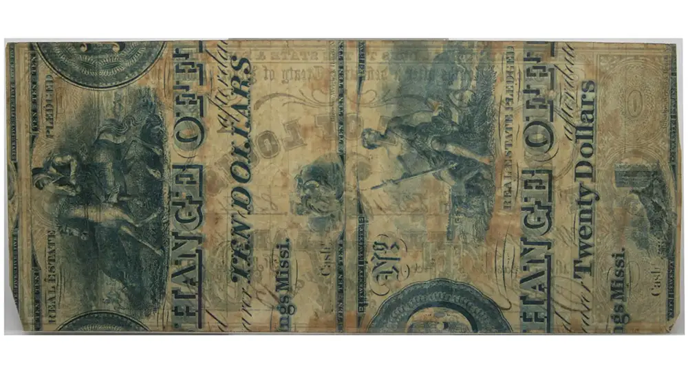 1862 $2 Cr-6 Baton Rouge State Of Louisiana 2nd Series - Image 2