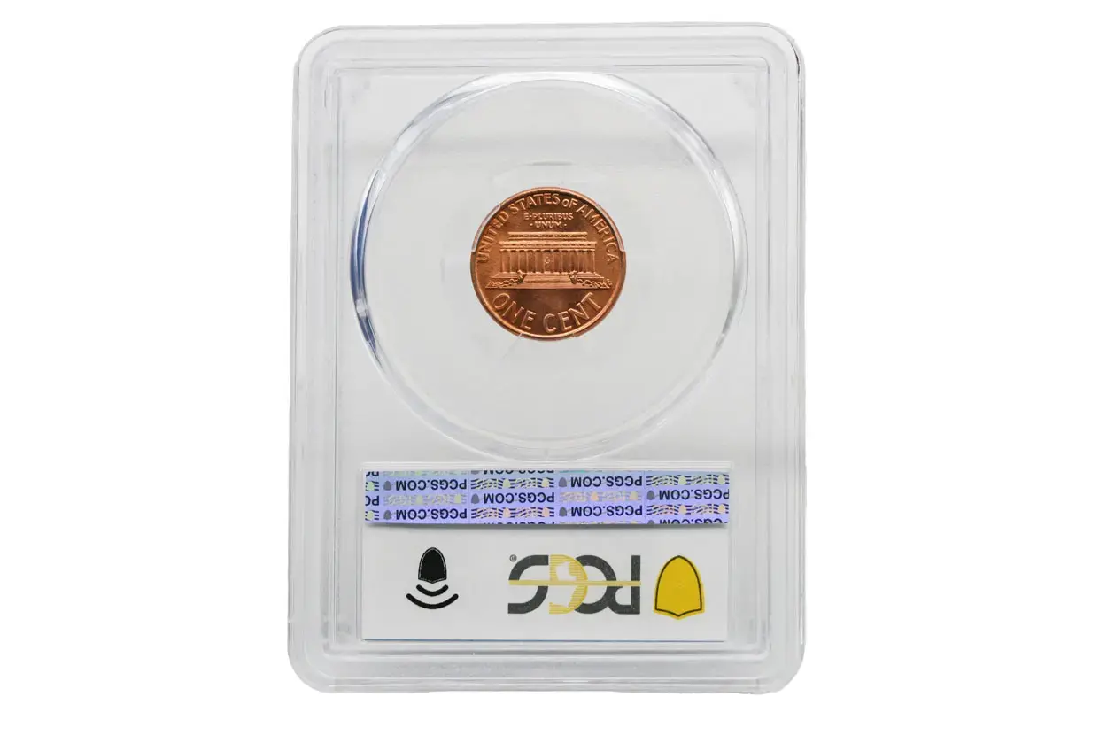 1995 1C Lincoln Cent Double Die Obverse PCGS MS 67 RD - Image 2