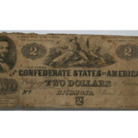 1862 $2 S892 Richmond Confederate States Of America