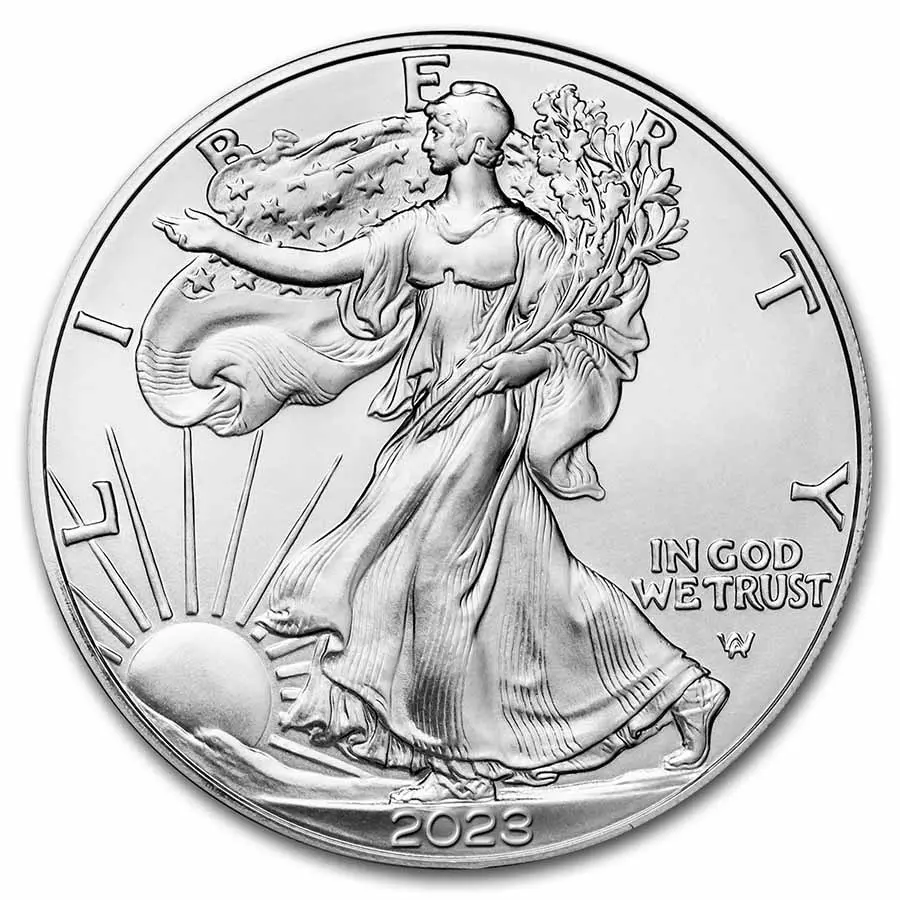 2023 $1 American Silver Eagle Coin BU