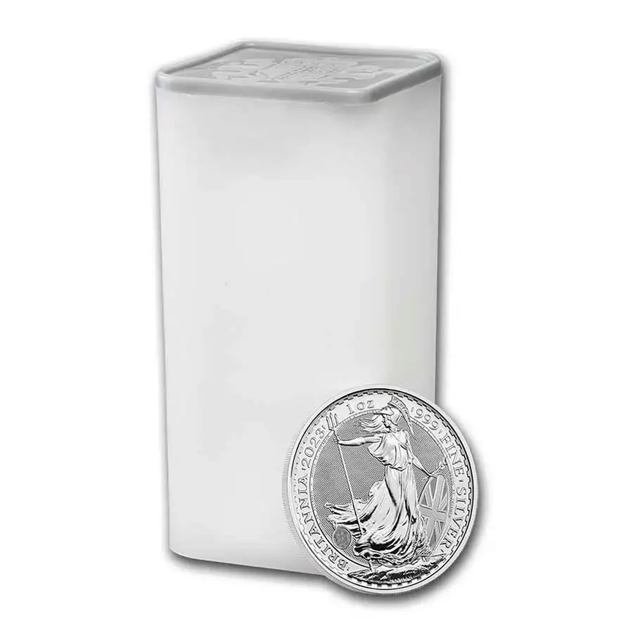 2023 1 oz Silver Britannia Queen Elizabeth-BU - Image 3