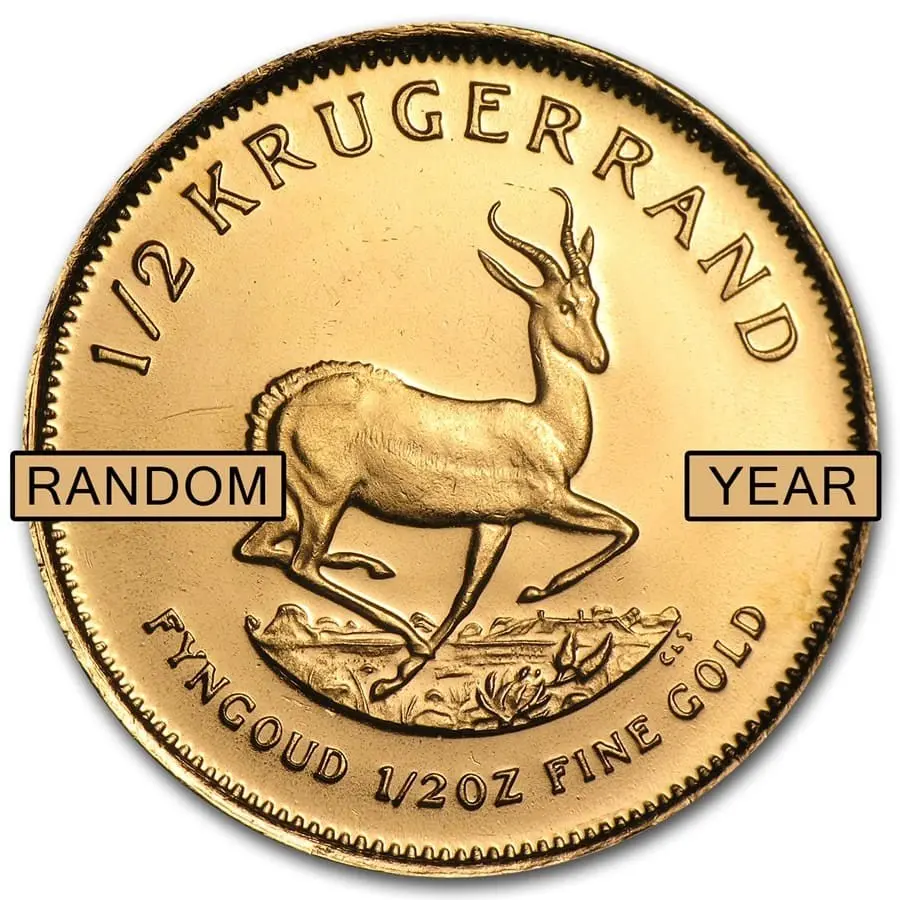 1/2 oz South African Gold Krugerrand